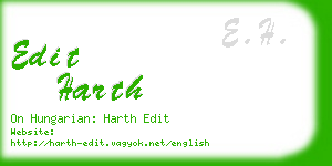 edit harth business card